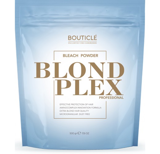 Обесцвечивающий порошок Blond Plex с аминокомплексом – «BOUTICLE Blond Plex Powder Bleach» 500 гр