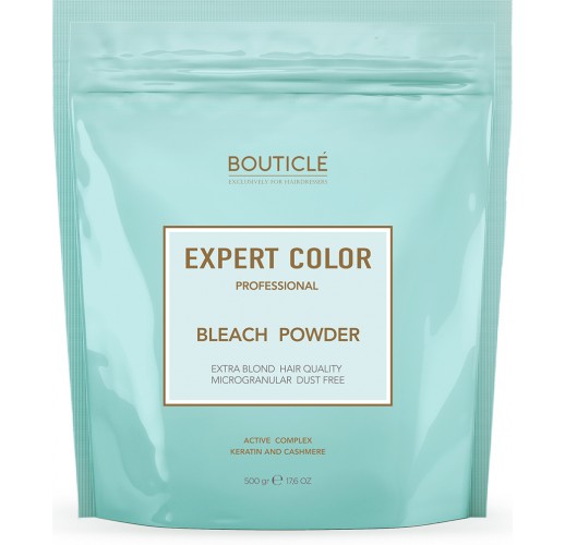 Обесцвечивающая пудра с кератином и кашемиром – «BOUTICLE Expert Color Powder Bleach»  500 гр